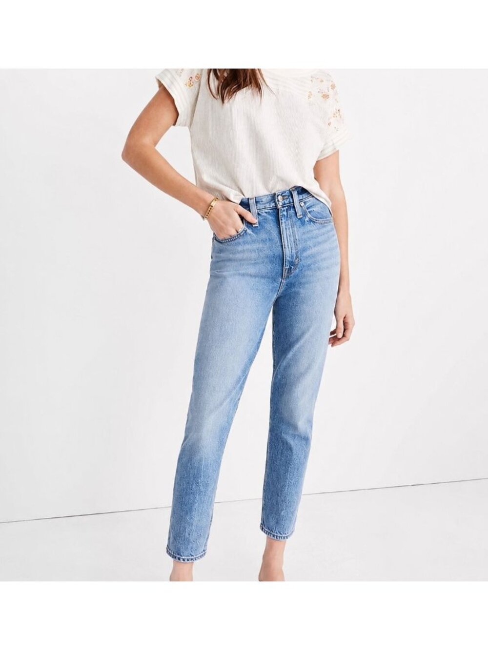 NEW Madewell The Mom Jean Jeans size 32